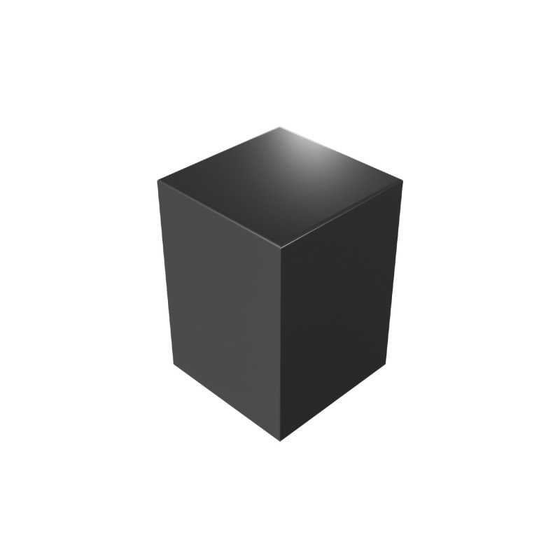 Taco Cuadrado 3x3 cm - Negro