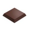 Base de Madera Cuadrada 10x10 cm - Avellana