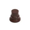 Peana madera redonda 3,5 cm - Avellana