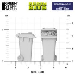 Cubo basura de plastico 1:48