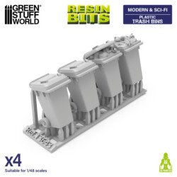 Cubo basura de plastico 1:48