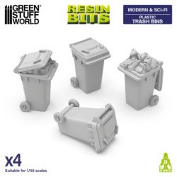 Cubo basura de plastico 1:48
