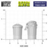 Cubos de basura 1:48