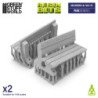 Bancos de madera 1:48