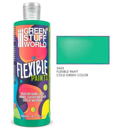 Pintura Flexible Verde Frio 240ml