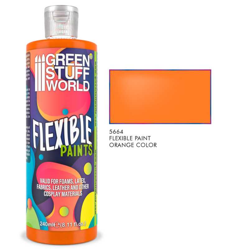 Pintura Flexible Naranja 240ml