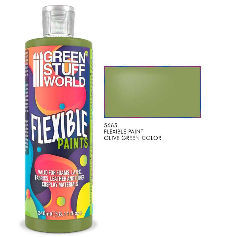 Pintura Flexible Verde Oliva 240ml