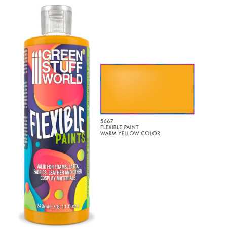 Pintura Flexible Amarillo Calido 240ml