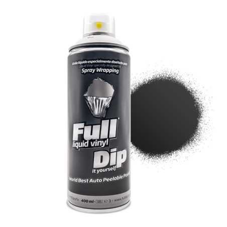 Spray Vinilo Liquido Full Dip Negro Mate 400ml
