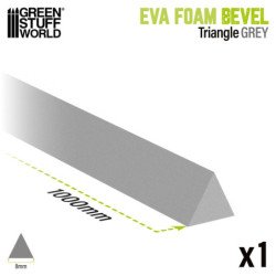 Tiras de goma EVA - Triangular 8mm