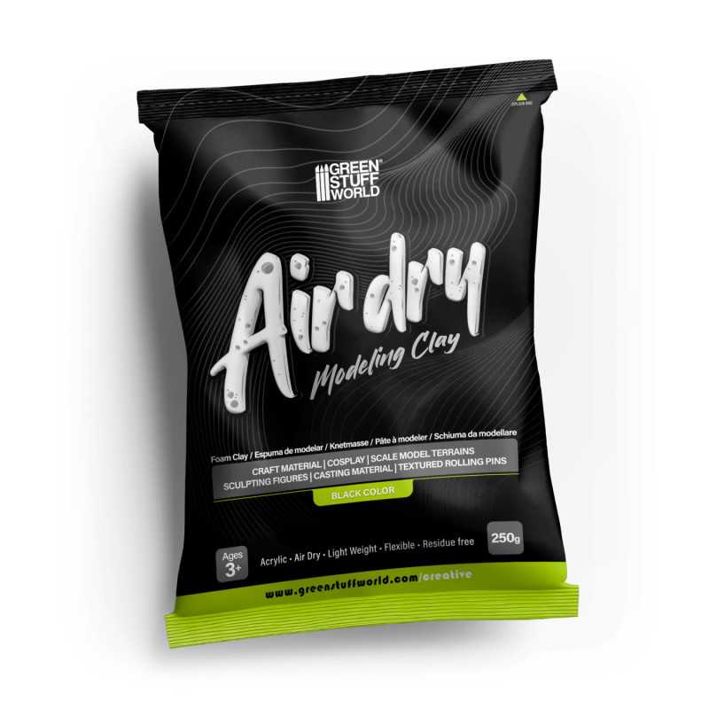 Air Dry Foam Clay 250gr. - Negro