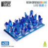 Cristales de Resina Azul - Grandes