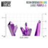 Cristales de Resina Violeta - Grandes