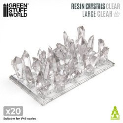 Cristales de Resina Transparentes - Grandes