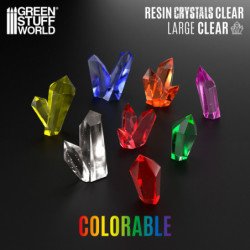 Cristales de Resina Transparentes - Grandes