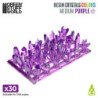 Cristales de Resina VIOLETA - Medianos