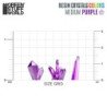 Cristales de Resina VIOLETA - Medianos