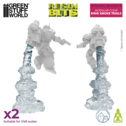 Humos para Jetpacks transparente con anillos (Modular) 1:48
