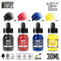Tintas Acrilicas Opacas - Básicas Opacas (x4)