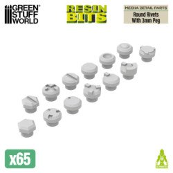 Kit Conversion Mecha - Remaches Redondos con enganches Gundam 3 mm