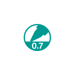 Rotuladores recargables 0.7