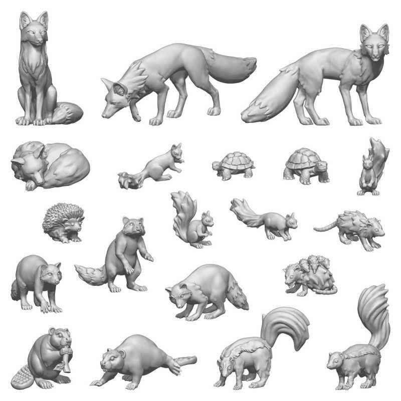 Animales del Bosque 1:48