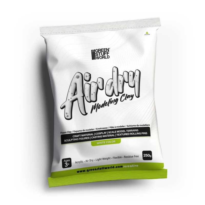 Air Dry Foam Clay 250gr. - Blanco