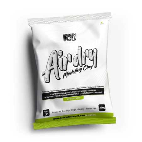 Air Dry Foam Clay 250gr. - Blanco