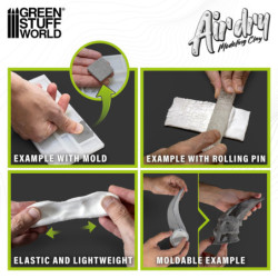 Air Dry Foam Clay 250gr. - Blanco