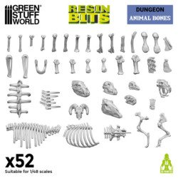 Huesos de animales 1:48