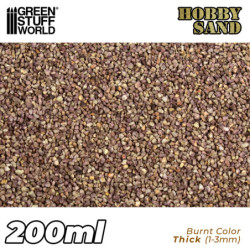 Arena Modelismo Gruesa 200ml - Marron Quemado