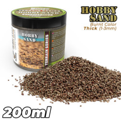 Arena Modelismo Gruesa 200ml - Marron Quemado
