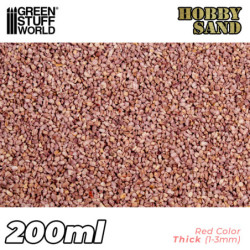 Arena Modelismo Gruesa 200ml - Roja