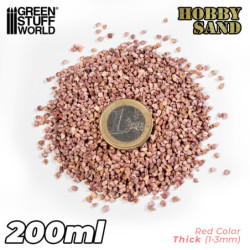 Arena Modelismo Gruesa 200ml - Roja