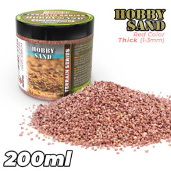 Arena Modelismo Gruesa 200ml - Roja