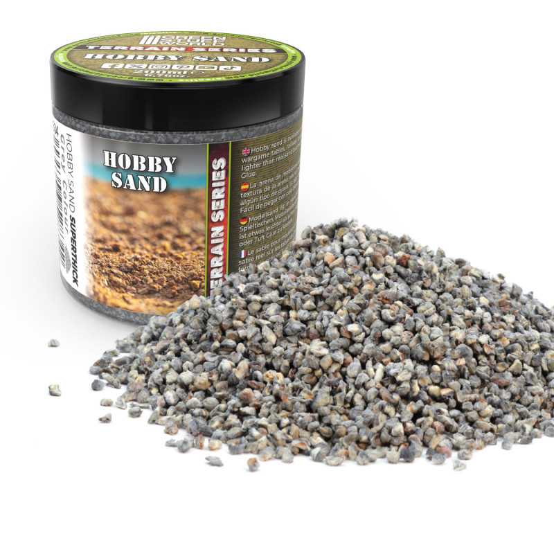 Arena Modelismo Extra Gruesa 200ml - Gris Oscuro