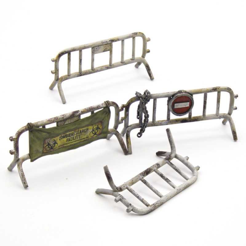 Valla Peatonal Metálica 1:48