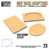 Adaptador peana DM - Ovalado 120x92mm a Rectangular 150x100mm