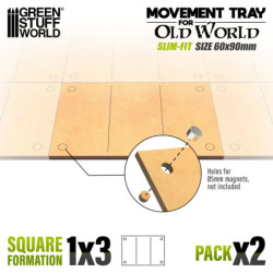 Bandejas de Movimiento DM - Slimfit 90x60mm