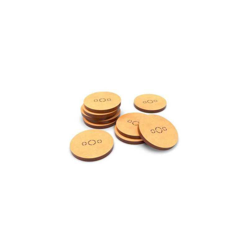 Peanas DM - Redondas 30 mm