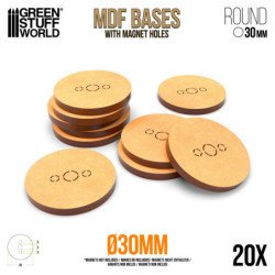 Peanas DM - Redondas 30 mm