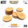 Peanas DM - Redondas 30 mm