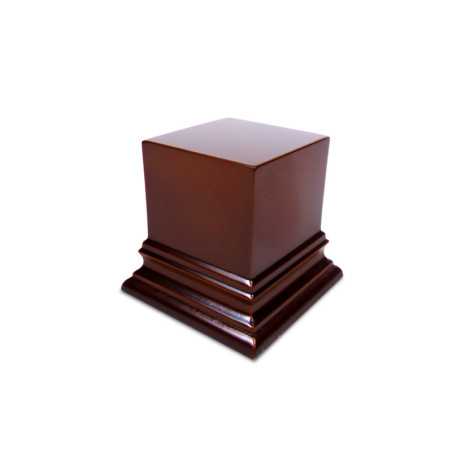 Peana madera cuadrada 5x5 cm - Avellana
