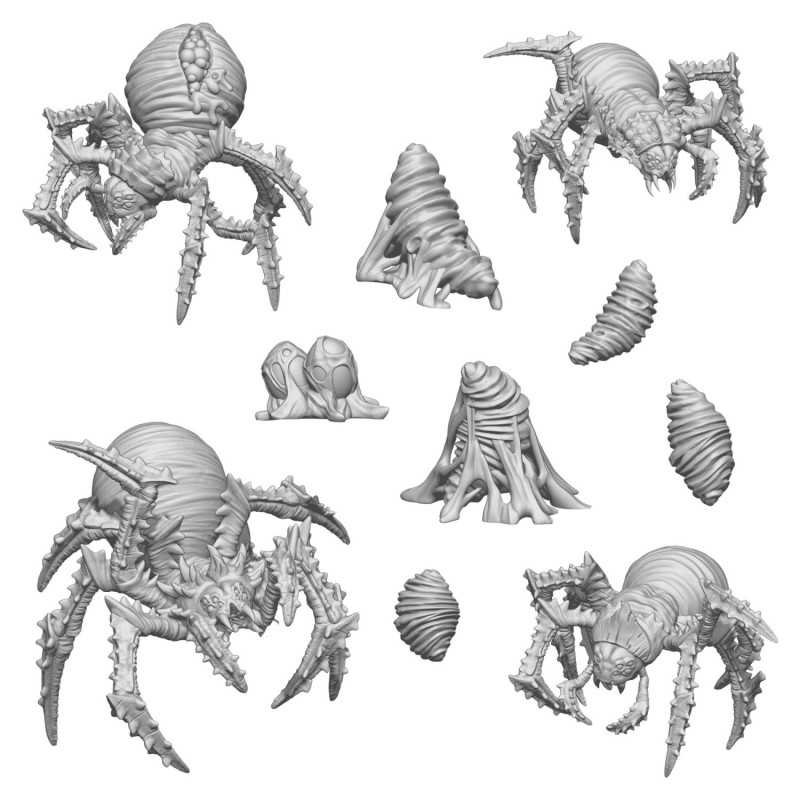 Arañas Monstruosas 1:48