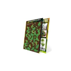 Plantas de Papel Coloreadas - Helechos