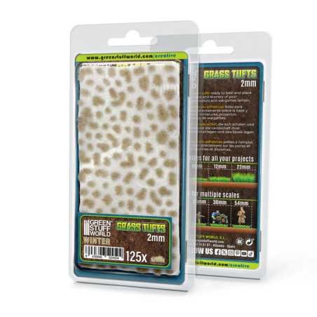 Matas Cesped - Tufts - 2 mm - Blanco Invierno