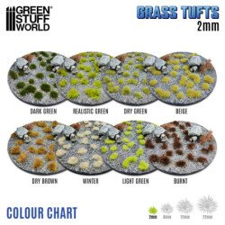 Matas Cesped - Tufts - 2 mm - Marron Seco