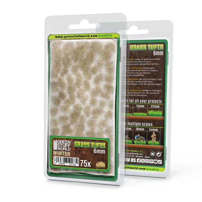 Matas Cesped - Tufts - 6 mm - Blanco Invierno