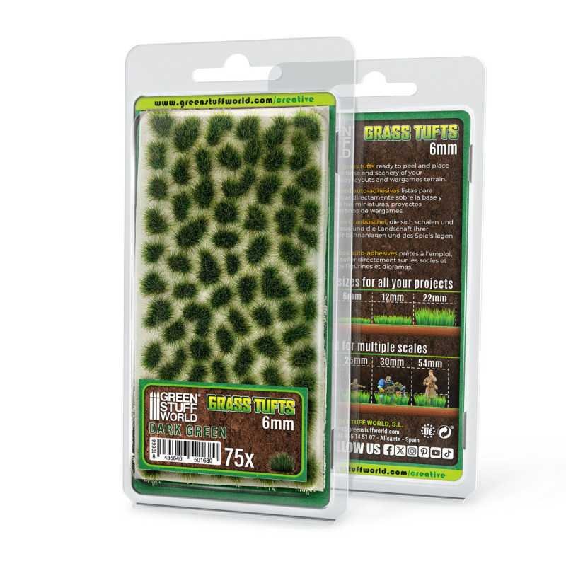 Matas Cesped - Tufts - 6 mm - Verde Oscuro