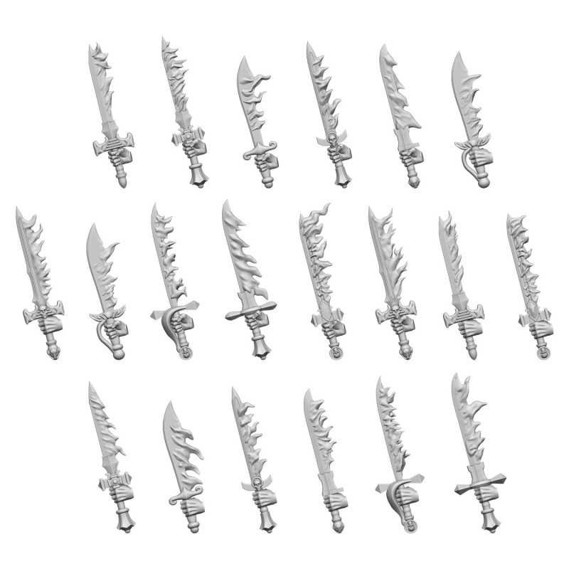 Espadas de fuego 1:48